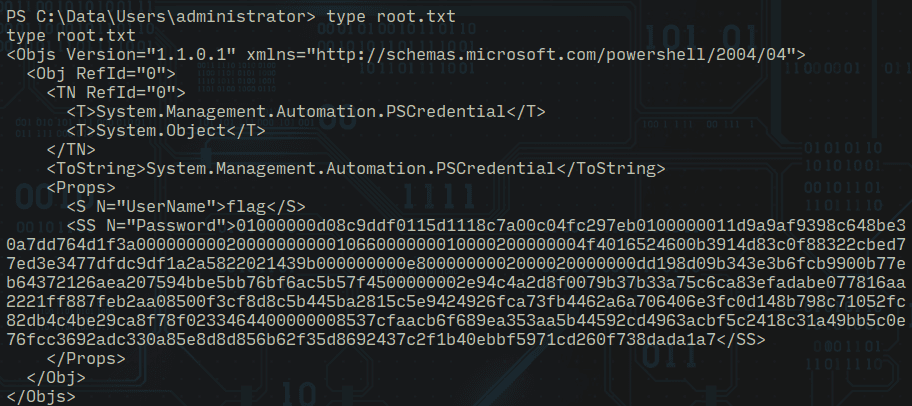Figure 5 showing HackTheBox Omni Walkthrough written by thewhiteh4t