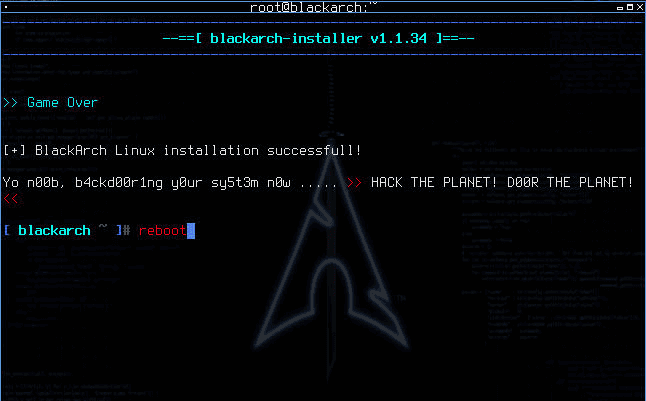 Figure 29 showing How to Install BlackArch Linux in VMWare Workstation 15 written by thewhiteh4t