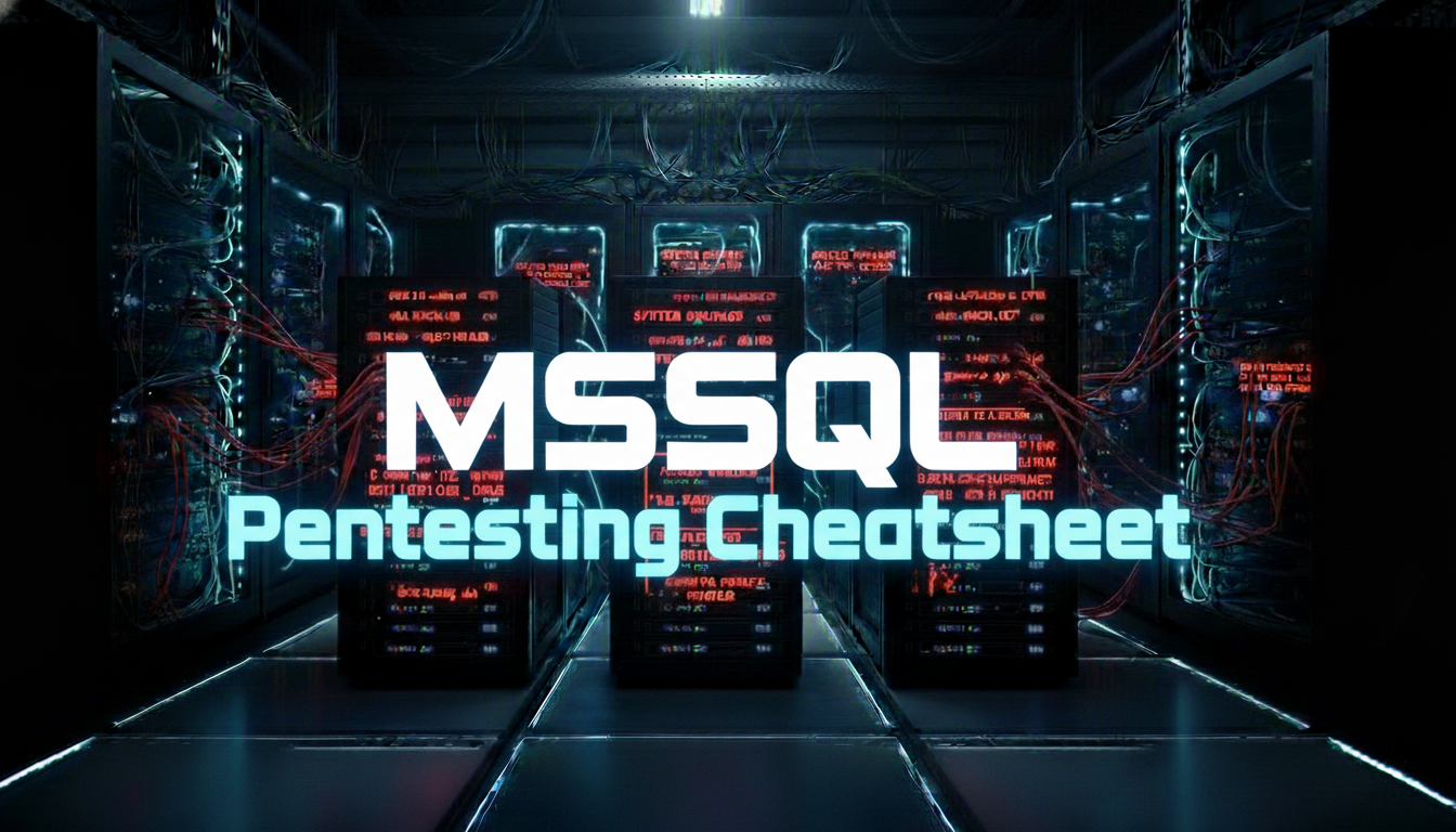 MSSQL Pentesting Cheatsheet : From Enumeration to Privilege Escalation ...
