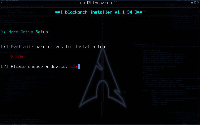 Figure 16 showing How to Install BlackArch Linux in VMWare Workstation 15 written by thewhiteh4t