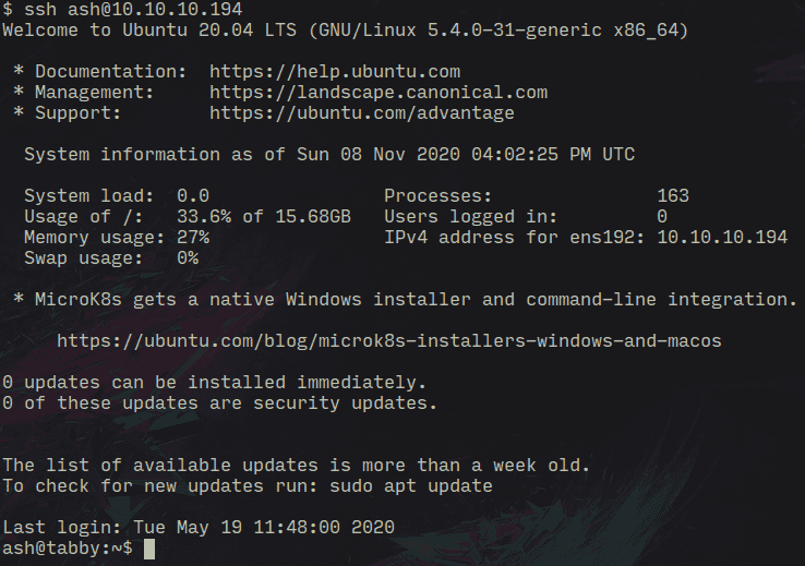Figure 6 showing HackTheBox Tabby Write Up written by thewhiteh4t